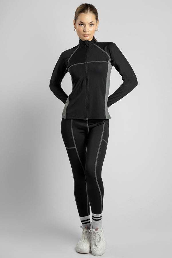 Apex 2-Piece Yoga Set: Jacket & Leggings