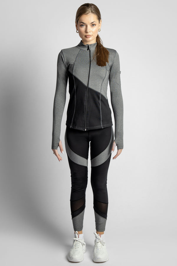 Apex 2-Piece Yoga Set: Jacket &  Leggings